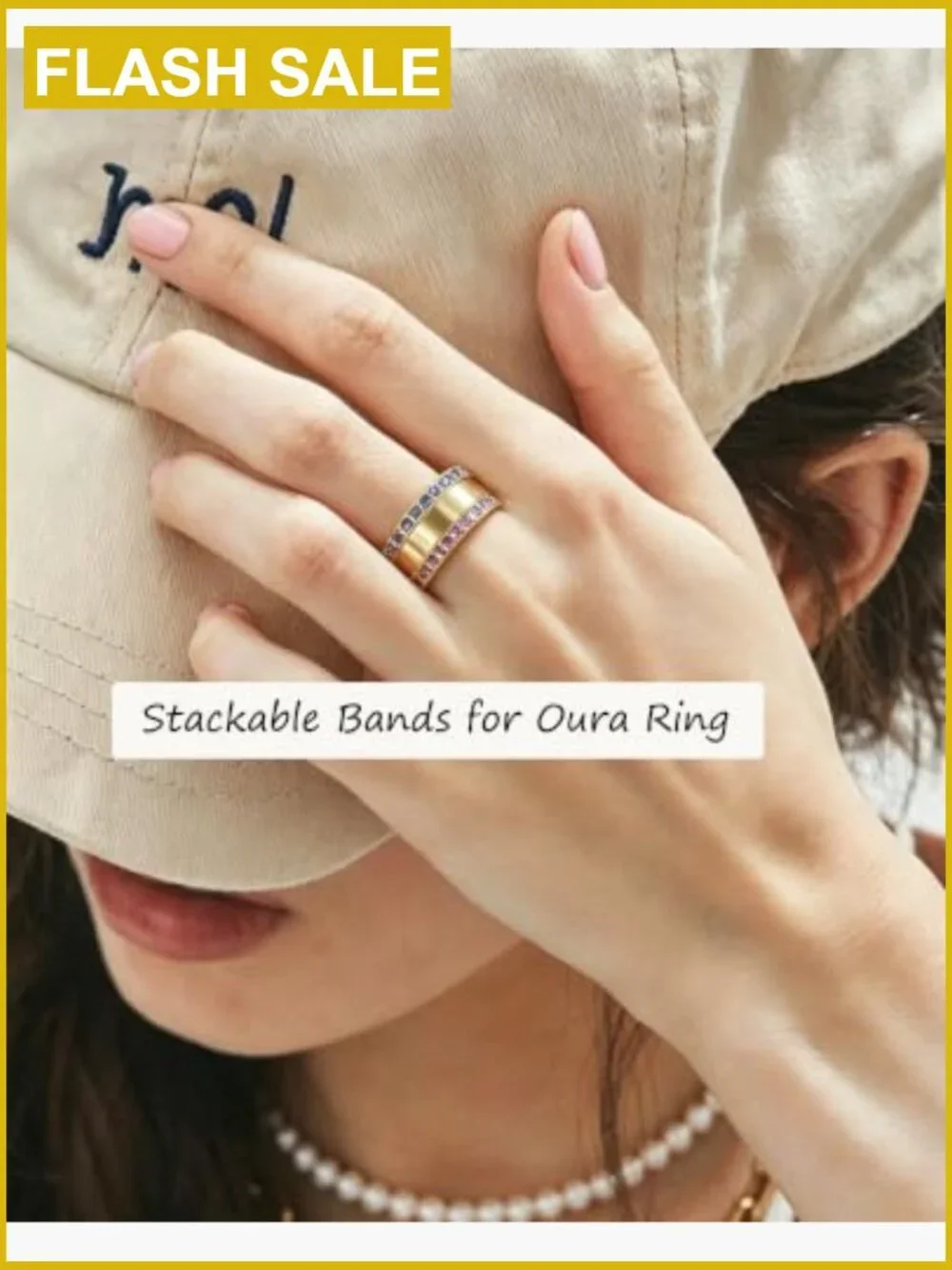 14K Gold Filled Birthstone Stacking Ring CZ Eternity Band Women's